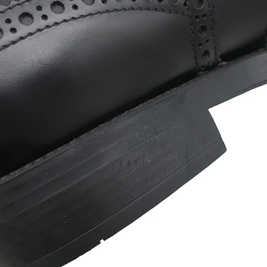 トッズ TODS レザー レースアップ XXM75L0JK70LYGB999 ブラック カーフ ＃8 ドレスシューズ 黒 革靴 モノグラム ロゴ