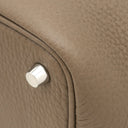 エルメス HERMES ピコタンロック 18 PM エトゥープ トリヨンクレマンス ハンドバッグ シルバー金具 グレージュ 2025年製