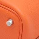 エルメス HERMES ピコタンロック 18 PM タンジェリン トリヨンクレマンス ハンドバッグ シルバー金具 2026年製
