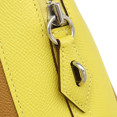 エルメス HERMES ボリード1923 レインボー 30 ライム×セサミ×ローズコンフェッティ×テールバテュー ヴォーエプソン 2WAYバッグ シルバー金具 春夏限定