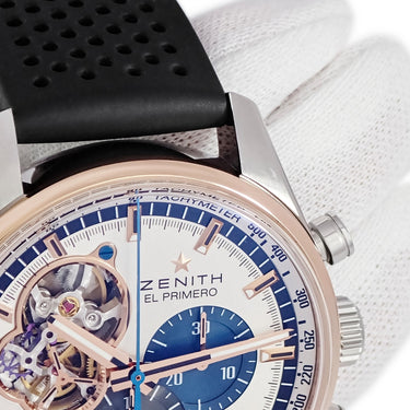 腕時計 ゼニス ZENITH エルプリメロ クロノマスター 1969 オープン 51.2080.4061/69.C494 自動巻き メンズ K18RG×SS コンビ