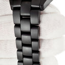 腕時計 シャネル CHANEL J12 キャリバー3125 42MM H2918 自動巻き メンズ K18YG無垢×セラミック コンビ ブラック フルマット