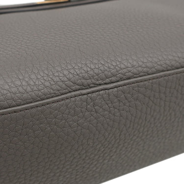 エルメス HERMES ケリー25 内縫い エタン トゴ 2WAYバッグ ゴールド金具 グレー