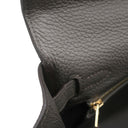 エルメス HERMES ケリー25 内縫い エタン トゴ 2WAYバッグ ゴールド金具 グレー
