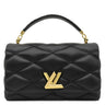 ルイヴィトン LOUIS VUITTON GO-14 GM M23689 ノワール ラムスキン 2WAYバッグ ゴールド金具 LVツイストロック チェーンショルダー