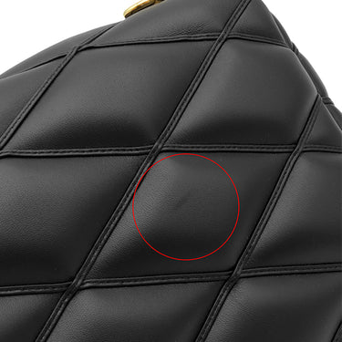 ルイヴィトン LOUIS VUITTON GO-14 GM M23689 ノワール ラムスキン 2WAYバッグ ゴールド金具 LVツイストロック チェーンショルダー