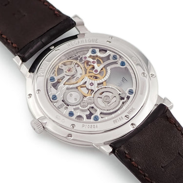 腕時計 ピアジェ PIAGET アルティプラノ G0A33115 手巻き メンズ K18WG無垢 シルバー スケルトン スモールセコンド 薄型