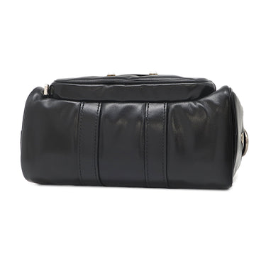 ルイヴィトン LOUIS VUITTON キーポル カーゴ バンドリエール 25 M13988 ブラック カーフ 2WAYバッグ シルバー金具 黒 ボストン ショルダー LVチャーム