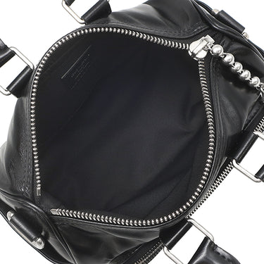 ルイヴィトン LOUIS VUITTON キーポル カーゴ バンドリエール 25 M13988 ブラック カーフ 2WAYバッグ シルバー金具 黒 ボストン ショルダー LVチャーム