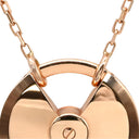カルティエ Cartier アミュレット ドゥ カルティエ SM グリーン×ピンクゴールド K18PG ダイヤモンド マラカイト ネックレス 750 18K 18金 ダイヤ マラカイト 緑