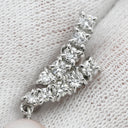 タサキ TASAKI パール ダイヤ パールホワイト×プラチナシルバー Pt900 パール ダイヤモンド イヤリング 真珠 プラチナ ネジ式 1Pパール ドロップ スウィング
