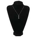 タサキ TASAKI スノーフレーク 3モチーフ ホワイトゴールド K18WG ダイヤモンド ネックレス TASAKI ダイヤ Au K18 750WG スウィング ドロップ