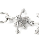 タサキ TASAKI スノーフレーク 3モチーフ ホワイトゴールド K18WG ダイヤモンド ネックレス TASAKI ダイヤ Au K18 750WG スウィング ドロップ