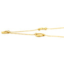 ティファニー Tiffany & Co オープンハート 3モチーフ イエローゴールド K18YG ネックレス T＆Co. 18K 18金 750 YG エルサペレッティ