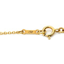 ティファニー Tiffany & Co オープンハート 3モチーフ イエローゴールド K18YG ネックレス T＆Co. 18K 18金 750 YG エルサペレッティ
