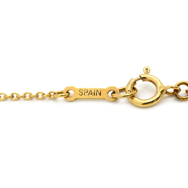 ティファニー Tiffany & Co オープンハート 3モチーフ イエローゴールド K18YG ネックレス T＆Co. 18K 18金 750 YG エルサペレッティ
