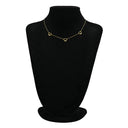 ティファニー Tiffany & Co オープンハート 3モチーフ イエローゴールド K18YG ネックレス T＆Co. 18K 18金 750 YG エルサペレッティ