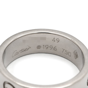 カルティエ Cartier ラブリング B4084700 ホワイトゴールド K18WG #49(JP9) リング 指輪 クラシックモデル LOVE Ring 750 18K WG 8.5号