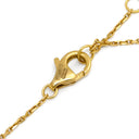 カルティエ Cartier アミュレット ドゥ XS ホワイト×イエローゴールド K18YG ダイヤモンド マザーオブパール ブレスレット 白 シェル 1Pダイヤモンド 750 18金