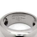 カルティエ Cartier ヌーベルバーグ ホワイトゴールド K18WG #49(JP9) リング 指輪 750 18K WG 9号