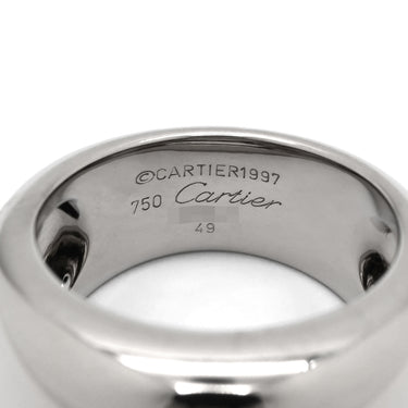カルティエ Cartier ヌーベルバーグ ホワイトゴールド K18WG #49(JP9) リング 指輪 750 18K WG 9号