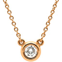 ティファニー Tiffany & Co バイザヤード シングル ダイヤモンド ピンクゴールド K18PG ダイヤモンド ネックレス T&Co. ペレッティ 750 ローズゴールド