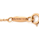 ティファニー Tiffany & Co バイザヤード シングル ダイヤモンド ピンクゴールド K18PG ダイヤモンド ネックレス T&Co. ペレッティ 750 ローズゴールド