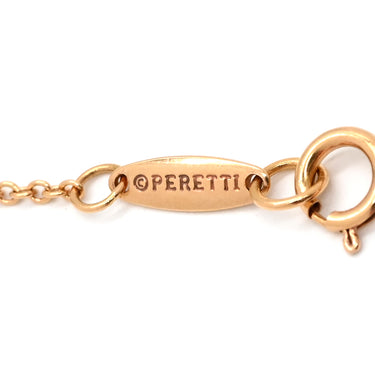 ティファニー Tiffany & Co バイザヤード シングル ダイヤモンド ピンクゴールド K18PG ダイヤモンド ネックレス T&Co. ペレッティ 750 ローズゴールド
