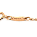 ティファニー Tiffany & Co バイザヤード シングル ダイヤモンド ピンクゴールド K18PG ダイヤモンド ネックレス T&Co. ペレッティ 750 ローズゴールド