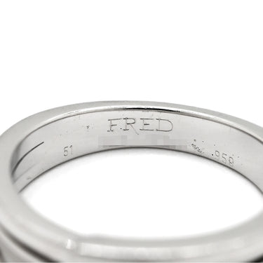 フレッド FRED ダイヤモンド デザイン プラチナシルバー Pt950 ダイヤモンド #51(JP11) リング 指輪 プラチナ 10.5号