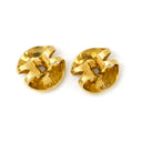 ミキモト MIKIMOTO パール ダイヤ デザインピアス イエローゴールド K18YG パール ダイヤモンド ピアス MIKIMOTO 18K 750 YG ラウンドシェイプ スウィング