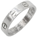 カルティエ Cartier LOVE ミニラブリング B4085100 ホワイトゴールド K18WG #50(JP10) リング 指輪 750 18K WG スモールモデル 9.5号