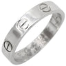 カルティエ Cartier LOVE ミニラブリング B4085100 ホワイトゴールド K18WG #50(JP10) リング 指輪 750 18K WG スモールモデル 9.5号