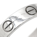 カルティエ Cartier LOVE ミニラブリング B4085100 ホワイトゴールド K18WG #50(JP10) リング 指輪 750 18K WG スモールモデル 9.5号
