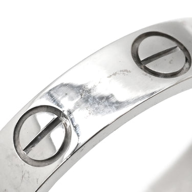 カルティエ Cartier LOVE ミニラブリング B4085100 ホワイトゴールド K18WG #50(JP10) リング 指輪 750 18K WG スモールモデル 9.5号