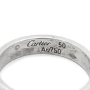カルティエ Cartier LOVE ミニラブリング B4085100 ホワイトゴールド K18WG #50(JP10) リング 指輪 750 18K WG スモールモデル 9.5号
