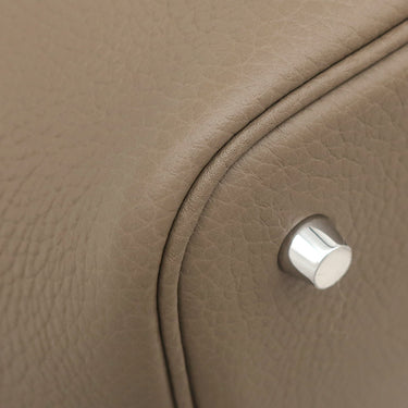 エルメス HERMES ピコタンロック MM 22 エトゥープ トリヨンクレマンス ハンドバッグ シルバー金具 新品 未使用 グレージュ 2026年製