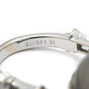 シャネル CHANEL コメット パール ダイヤ グレー×ホワイトゴールド ブラックパール（黒蝶真珠） ダイヤモンド K18WG #51(JP11) リング 指輪 18K AU750 WG スター 星 9号