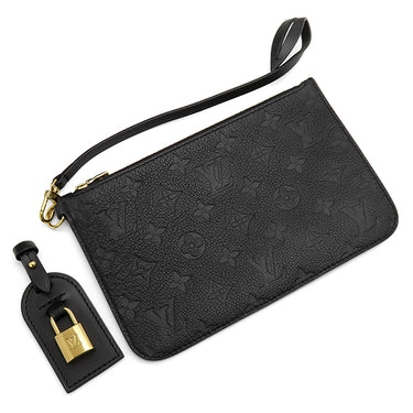 ルイヴィトン LOUIS VUITTON オール イン GM M13044 ブラック モノグラムアンプラント トートバッグ ゴールド金具 黒 ポーチ付き