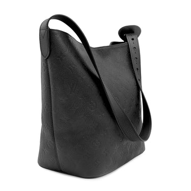 ルイヴィトン LOUIS VUITTON オール イン GM M13044 ブラック モノグラムアンプラント トートバッグ ゴールド金具 黒 ポーチ付き