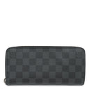 ルイヴィトン LOUIS VUITTON ジッピー ウォレット ヴェルティカル N63095 ダミエグラフィット ダミエグラフィットキャンバス 長財布 シルバー金具 ラウンドファスナー