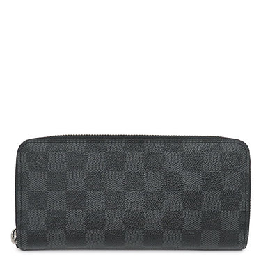 ルイヴィトン LOUIS VUITTON ジッピー ウォレット ヴェルティカル N63095 ダミエグラフィット ダミエグラフィットキャンバス 長財布 シルバー金具 ラウンドファスナー