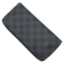 ルイヴィトン LOUIS VUITTON ジッピー ウォレット ヴェルティカル N63095 ダミエグラフィット ダミエグラフィットキャンバス 長財布 シルバー金具 ラウンドファスナー