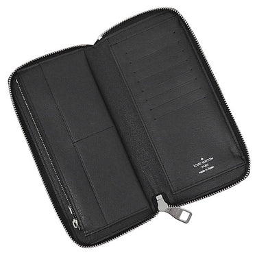 ルイヴィトン LOUIS VUITTON ジッピー ウォレット ヴェルティカル N63095 ダミエグラフィット ダミエグラフィットキャンバス 長財布 シルバー金具 ラウンドファスナー