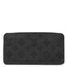 ルイヴィトン LOUIS VUITTON ジッピー ウォレット M61867 ノワール モノグラムマヒナ 長財布 シルバー金具 黒 ラウンドファスナー