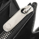 ルイヴィトン LOUIS VUITTON ジッピー ウォレット M61867 ノワール モノグラムマヒナ 長財布 シルバー金具 黒 ラウンドファスナー