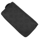 ルイヴィトン LOUIS VUITTON ジッピー ウォレット M61867 ノワール モノグラムマヒナ 長財布 シルバー金具 黒 ラウンドファスナー