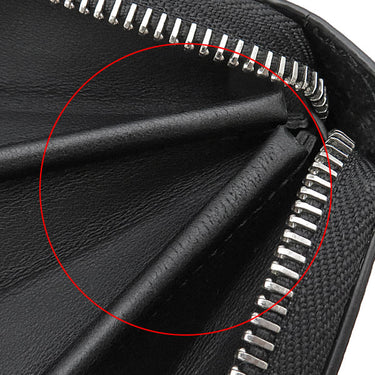 ルイヴィトン LOUIS VUITTON ジッピー ウォレット M61867 ノワール モノグラムマヒナ 長財布 シルバー金具 黒 ラウンドファスナー