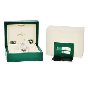 腕時計 ロレックス ROLEX デイデイト 36 カルーセル 118399BR ランダム番 自動巻き メンズ 未使用 ランダム番 K18WG バーコード付き保護シール