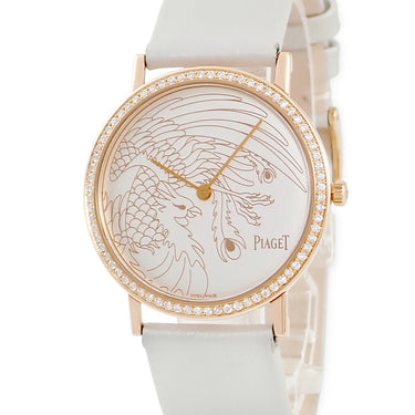 腕時計 ピアジェ PIAGET アルティプラノ G0A36547 手巻き メンズ レディース K18RG無垢 純正ダイヤ 鳳凰 シルバー